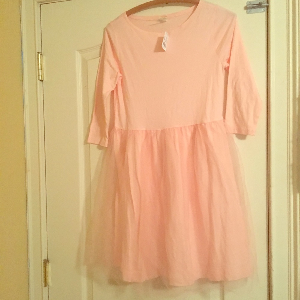 Blush pink girls dress